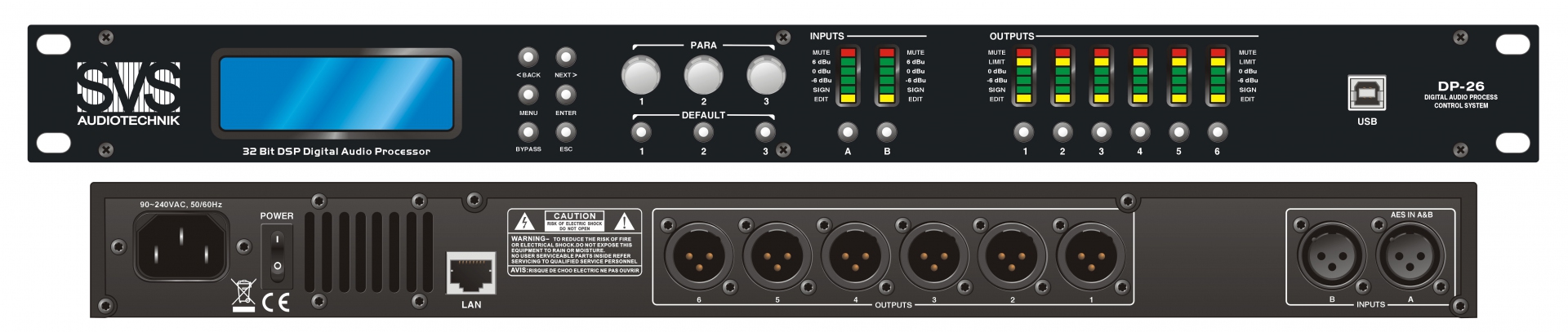 SVS Audiotechnik DP-26 Цифровой процессор: 2 входа 6 выходов в Выксе