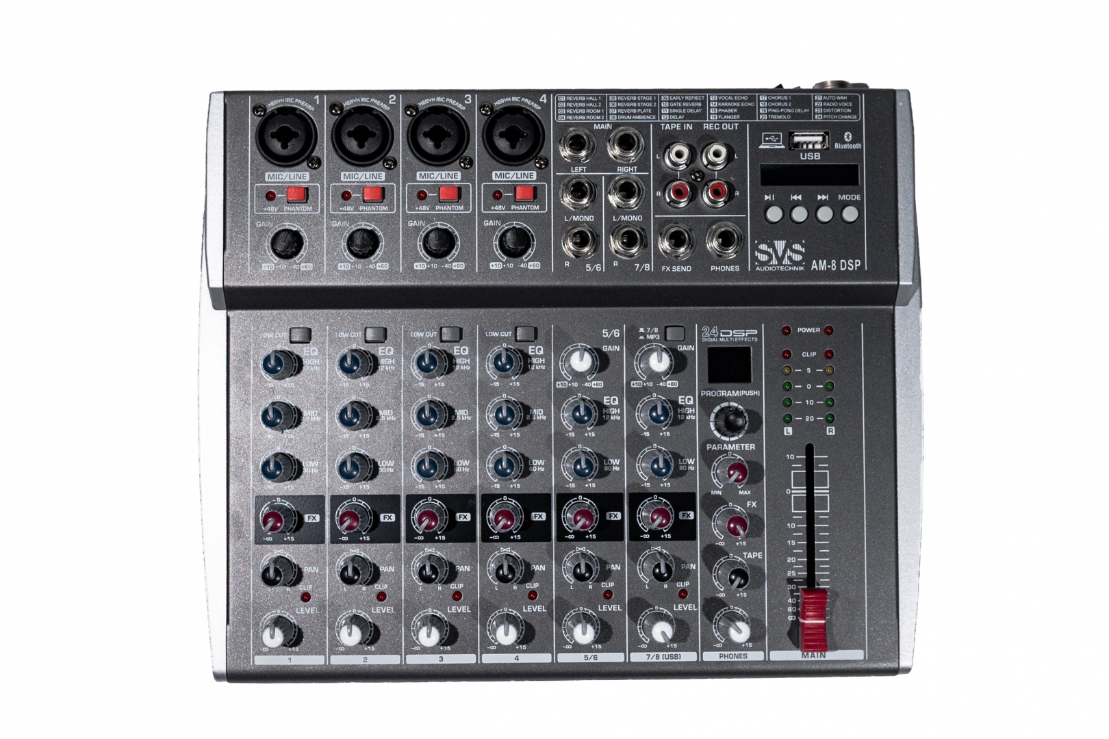 SVS Audiotechnik mixers AM-8 DSP Микшерный пульт аналоговый, 8-канальный в Выксе